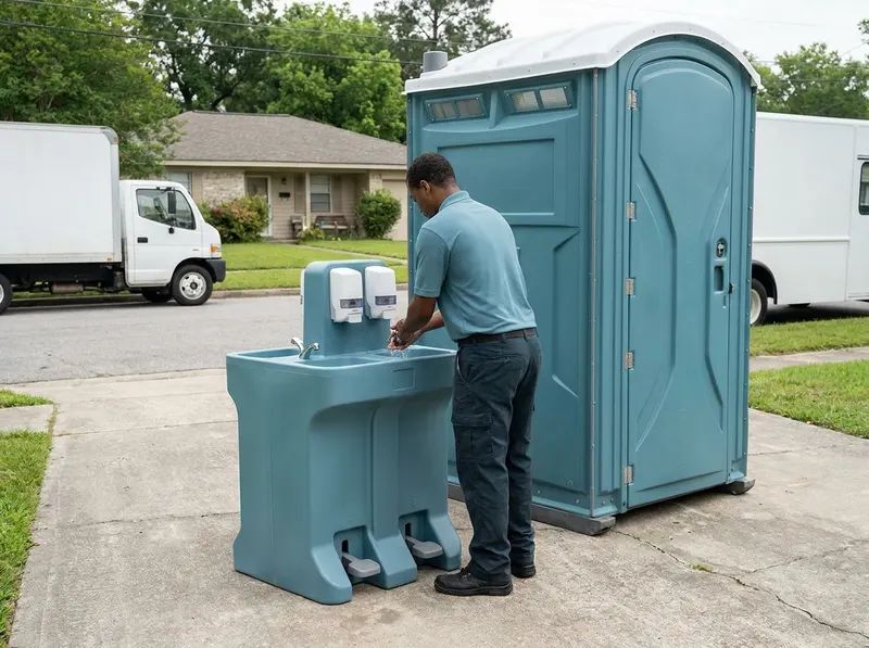 Standalone Dual-Basin Handwashing Stations in Baton Rouge, LA